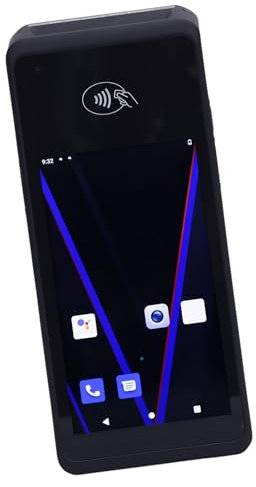 Handheld -Barcode -Scanner, 5.0 -Zoll -Touchscreen -PDA -Scanner mit 5G WiFi NFC & 90 -mm S -Druck für Lebensmittelwagen, Restaurants, Einzelhandelsgeschäfte