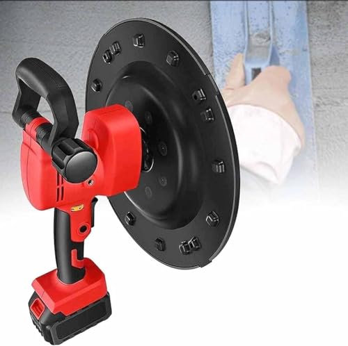 ZHLINGQ Máquina Pulidora De Paredes con Plataforma De Hormigón Multifunción, 1680 W, 6 Velocidades, Mezcladora De Hormigón Industrial,22500mABatteries*1-Standard