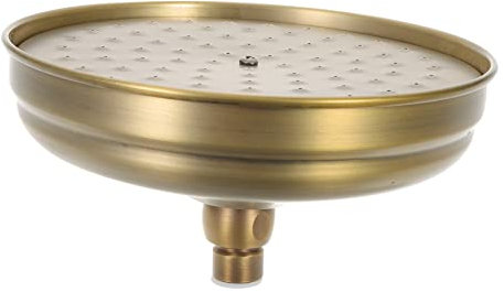 SHINEOFI Vintage Regendusche Duschkopf Kupfer Regenbrause Großfür Badezimmer Retro Stil Wassersparend Installieren
