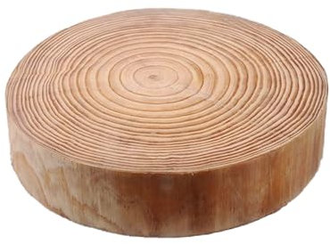 Tagliere rotondo in legno di pino, extra spesso e grande, resistente, per cucina, tagliere professionale per carne, pesce, verdure, formaggio (36 x 7 cm)