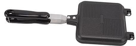 KIMISS Padella a Doppia Faccia, Padella a Doppia Faccia per Uova Fritte, Cottura per Pancake Antiaderente, Padelle per Frittate, Macchina Antiaderente, Cottura Multifunzione per Torte, Uova, Es