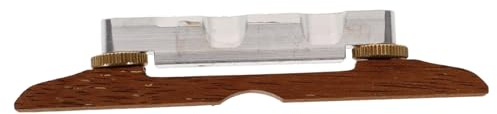 BESPORTBLE Rosewood Bridge for Banjo Bridge String Replacement Musical Instrument Parts