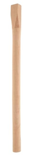 Homoyoyo Mango de Madera para Herramienta de Jardinería 50 Cm, Mango de Repuesto Antideslizante para Azada y Pala, Accesorio Resistente para Uso en Huerto y Jardín Exterior