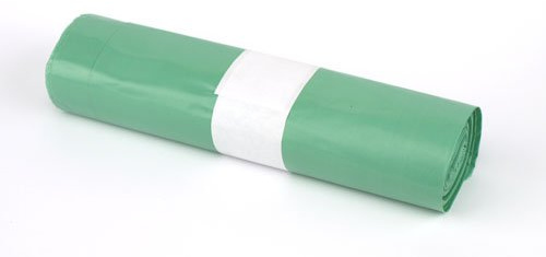 Caja bolsa basura verde 57 Lt - 70 x 85 cm. Sistema antigoteo y alta resistencia. Caja con 48 rollos (480 bolsas de basura)