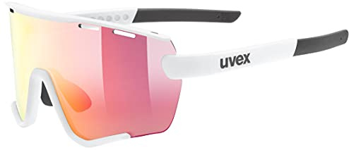 Uvex sportstyle 236 S Set Sportbrille, white matt/red, one size