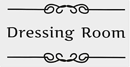 Kitchen Bathroom Wall Sticker Office Entrance Sign Door Sticker Wall Art Toilet Entrance Sign Door Sticker Home Decor,Dressing Room