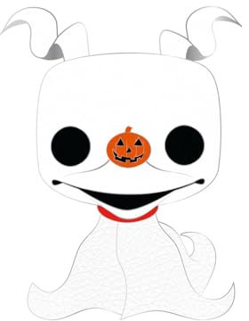 Funko Pop! Large Enamel Pin DISNEY: The Nightmare Before Christmas - Zero Spille Smaltate - Spilla da Collezione Carina - per gli Zaini & Borse - Idea Regalo - Merchandising Ufficiale