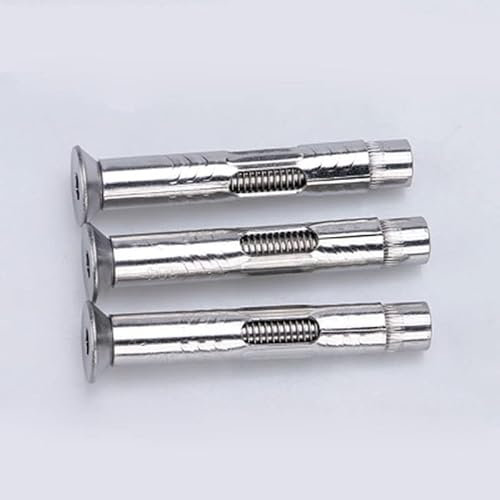 Cfty Metallschraube M6 M8 M10. Interne Expansion Ziehschraube Sechskant-Buchse Swell Bolzen Senkkopfschrauben Edelstahl(M6 x50mm(3pcs))