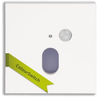 INNOVATE LED Einbaustrahler 230V Sensor Eckig-Rund ColourSwitch Weiß | LED Strahler mit Bewegungsmelder Master/Slave Wandleuchte Innen I Lampe mit Bewegungsmelder Innen Indirekte Beleuchtung