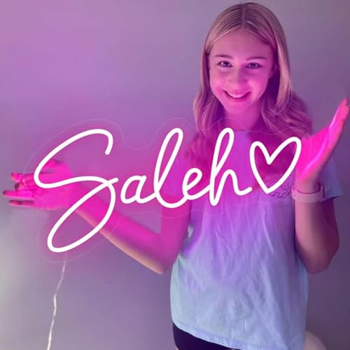 IbayNawi neon schild personalisiert Custom neon sign Neon Schild für Dekoration, Personalisierte Leuchtschilder für Hochzeit Geburtstag Party Geschenk