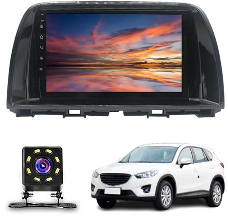 AZUIQIMENG Android 13 Radio Doppio Din Car Stereo Navigatore Satellitare Per Mazda CX-5 2012-2015 Navigazione GPS 9'' Unità principale MP5 Lettore video multimediale Ricevitore FM con WiFi DSP Carplay