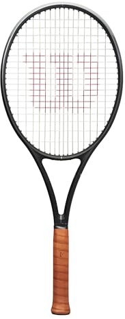Wilson RF 01 Pro Strung Performance Tennisschläger – Griffgröße 9,5 cm, besaitet mit Sensation 16 Natural bei mittlerer Spannung