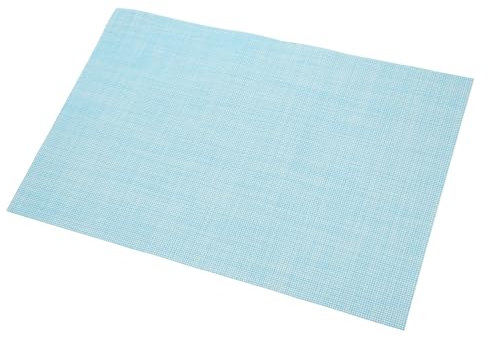 HOMOBABE 4pezzi Tovagliette Europee Antiscivolo Vinile Tovagliette Lavabili e Resistenti Al Calore Faux Lino Per Tavoli Da Pranzo Eleganti e Decorativi