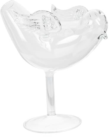 TOPPERFUN 1 Pz Bicchiere da Cocktail Forma Coppa per Vino Trasparente per Feste e Compatte e Facile per Bar Ristoranti e Decorazioni da Tavola