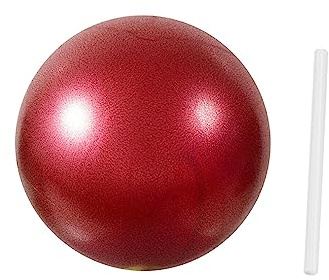 FashionCha Pilates Ball Mini Gymnastikball Fitnessball Trainingsball mit Leichter Aufblasbarkeit Aus PVC für Rücken Bauch Home Workout 20cm 25cm