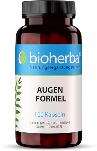 100 Augenvitamine mit Lutein – Mit Vitamin A & B2 für den Erhalt normaler Sehkraft von BIOHERBA PZN 17193049