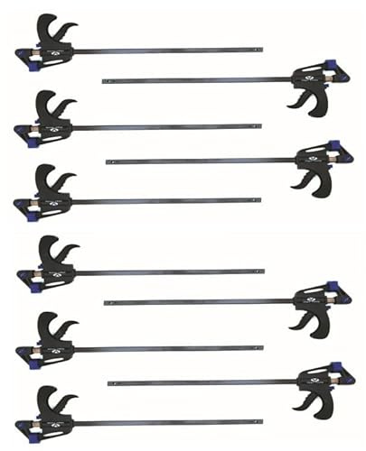 10x Einhandzwinge Schraubzwinge 300mm Leimzwinge Schnellspannzwinge