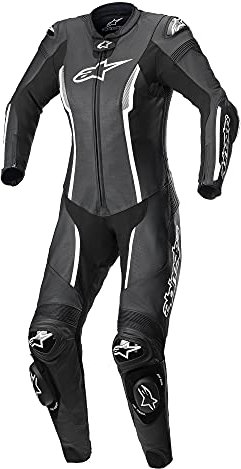 Alpinestars Stella Missile V2 Women's Leather Suit 1 Piece Black White 50L