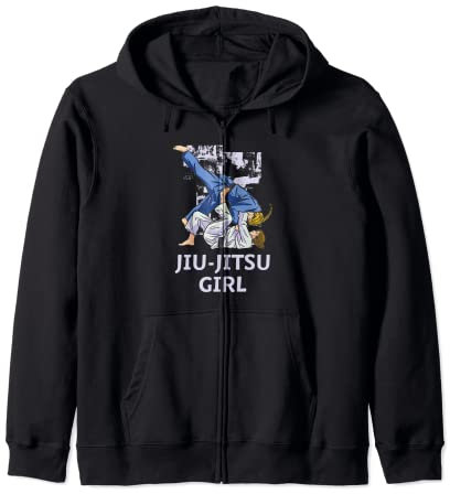 Brazilian Jiu Jitsu Girls - Grappling Rolling Sparring Kapuzenjacke