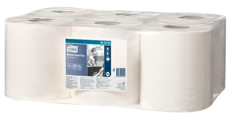 Papel secamanos central 2 capas para dispensador m2 rollo de 150,2 mt