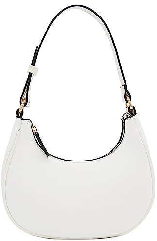 FashionPuzzle - Crescent Shoulder Bag, Borsa a tracolla Donna