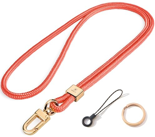 SENLLY Llavero Cordón de Cuello, Diseño Minimalista Original Acollador Correa para el Llaves y Badge Id Tarjeta