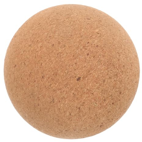 Kork Massageball für Yoga und Faszienanwendung, Khaki | Stabile Struktur, Glatte Oberfläche, Passend für Praxis und Zuhause, für Starke Wiederholte Nutzung
