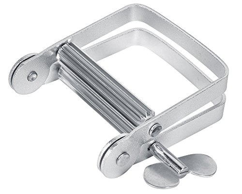 Hochwertiger Tubenausdrücker und Spender aus Aluminium von Yctze für Handcreme, Zahnpasta, Haarfärbemittel und Salben – Effiziente, Rollende Farbtubenpresse aus Metall