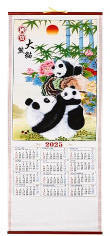 OFFSCH Chinesischer Wandkalender Schlange Jahr Hängender Monatskalender Für Büro Und Zuhause Zur Planung Und Organisation Von Ereignissen