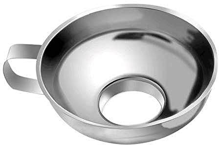 Stainless Steel Wide Mouth Canning Kitchen Tools Funnel Cup Hopper Filter Food Pickles Jam Funnel Kitchen Gadgets NewProfessional and Fashion