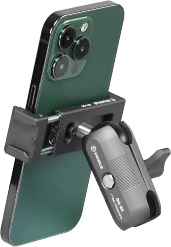 FANAUE Aluminum Bike Phone Holder with 1 Ball for Smartphones with a Width of 2.3 to 3.7, Compatible with RAM Mounts B Size Double Socket Arm & Motorcycle Phone Mount [150mph Wind Anti-Shake]