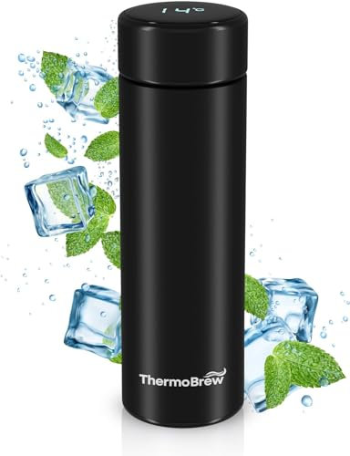 Smart Hot Water Flask for Baby Bottles & Drinks - 500 ML Stainless Steel with Temp Display