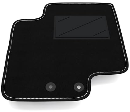 Automatte nur auf der Fahrerseite, 1 Stück, kompatibel mit Hyundai ix20 2010-2022 | 1 maßgeschneiderter Teppich