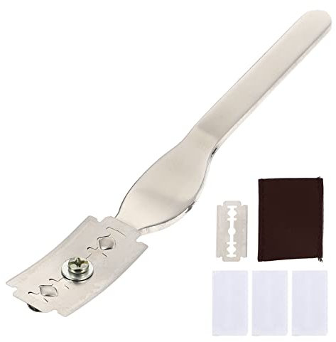 Garneck 3 Set Coltello Contorno Pane affettatrici Professionali affettatrice Professionali taglierina del Pane zoppo Macchina Pasta Madre tagliapane Gadget da Cucina Acciaio Inossidabile