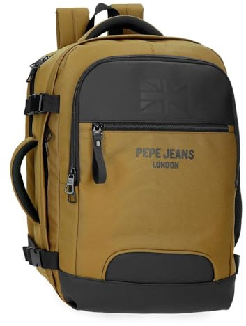 Pepe Jeans Bromley, mochilas, mochilas cabina, poliester, diferentes tamaños, Negro, verde, rojo, gris, poliéster. De Joumma Bags