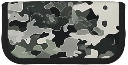 LRHCNZDCP Digital Camouflage Printed Pen Pencil Case Canvas Makeup Bag Gadget Pen Bag Pencil Box with Zipper