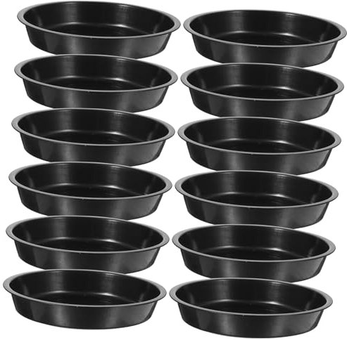 HIAKDOFT 25pièces Coupelles De Pot De Fleurs Plastique sous-Pots Résistants Aux Intempéries pour Intérieur Et Extérieur Accessoires De Jardinage Pratiques Et Réutilisables