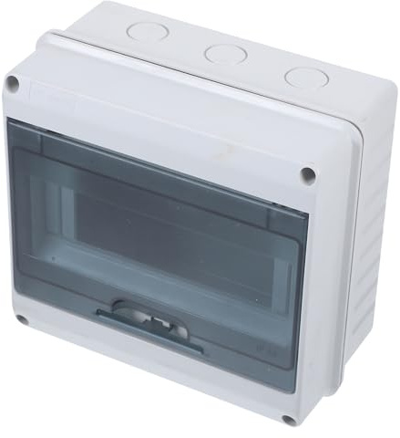 AYKNINGD Cuadro Electrico, Cuadro Electrico Superficie Caja de protección de distribución Bancos de Carga Cajas eléctricas Disyuntor Estaciones pequeñas de PC de plástico Resistente a la Intemperie