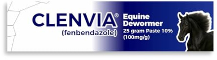 CLENVIA Pasta para Caballos 10% – 1 Paquete – Jeringas de 25g – Pasta Desparasitante Oral para Caballos de Todas Las Edades – Cuidado Equino Fácil de Administrar