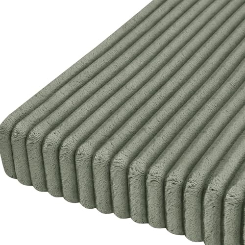 Yekuhe Bankauflage 120x40 100x40 150x50 160x40 200x40, 3CM Dicke Cord Bankkissen, Waschbare Sitzauflage Sitzkissen Bank, Gartenbank Auflage, Sitzpolster Bankpolster(Color 9,140x50 cm)