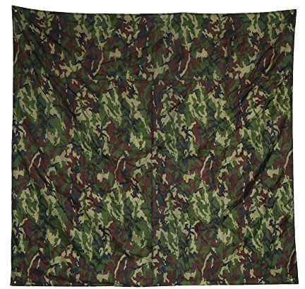 Bâche de Tente Imperméable pour Camping Randonnée Chasse, 2x1,5m