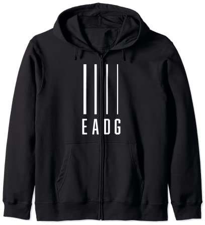 EADG 4 cordes pour guitare basse Sweat à Capuche