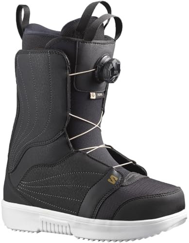 Salomon Damen Snowboardboot Pearl BOA, Größe:41.5, Farben:Black/White/Gold