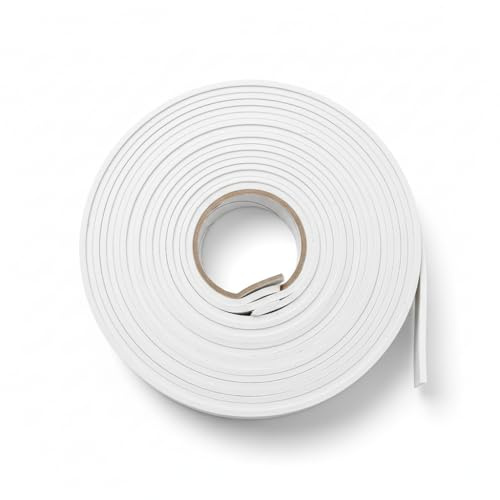 varivendo Zugluftdichtung 5m x 9mm | Selbstklebende Fensterdichtung | Witterungsbeständiges Dichtungsband | Türdichtung | Abdichtung für Fenster 5 Meter