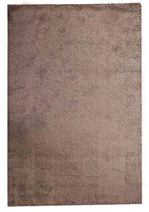 Hochflorteppich | Taupe | 80 x 150 cm | Polypropylen