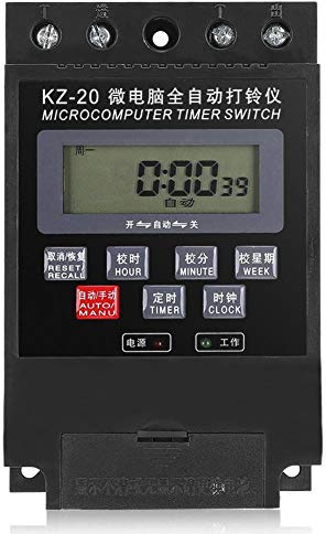 Jadpes Commutateur de minuterie Commutateur électrique Relais de Temps Minuterie Programmable Module de minuterie Relais de Commutation Minuterie, Minuterie Interrupteur Minuterie Cont