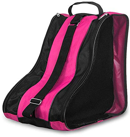 YFCTLM Alpine Race Ski Boot Bag, Unisex-Skischuhsack für Erwachsene, 3 Schichten atmungsaktive Skate-Tragetasche für Sport (Color : Pink)
