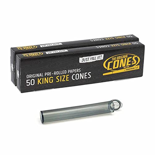 50-300 Stück The Original Cones King Size 109mm vorgerollte konische Joint Hülsen + J-Tube (100)
