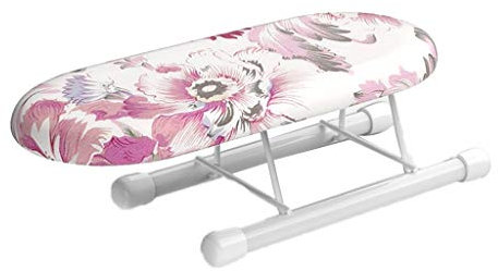 ASHILD Outil de Nettoyage Petit Fer à Repasser, Planche à Repasser Pliable Portable pour la Maison Voyage Hôtel Famille d'accueil Accessoires de Repassage Repassage Cols et Poignets de Chemise