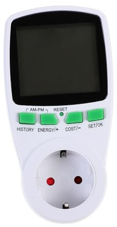 Gadpiparty Messbuchse Monitor Steckdose Energiezähler Hardware Meter Anzahl
